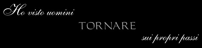 I saw men retracing their steps